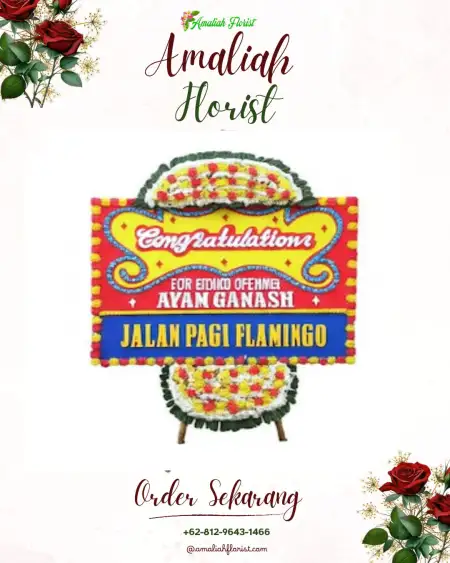 Sewa Papan Bunga Paket Pernikahan Bojonggede